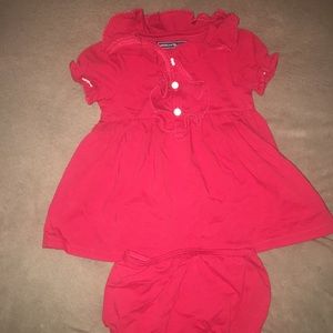 American Living 3m red dress & bloomers
